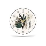 Muyika Primavera Bombe Gerçek Cam Sessiz Mekanizma 36Cm Duvar Saati Pds-36 Myk1383-Prmvr