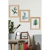 Muyika Regina 3 Parça Ahşap Çerçeveli Cam Üstü UV Baskılı Tablo Seti, 28x66 cm, Modern Dekoratif Duvar Tablosu, Salon, Oturma Odası ve Yatak Odası İçin Şık Duvar Dekoru (Mese)