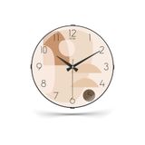 Muyika Rone Bombe Gerçek Cam Sessiz Mekanizma 36Cm Duvar Saati Pds-36 Myk1383-Rone