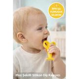 Muz Şekilli Silikon Diş Kaşıyıcı – BPA’sız Bebek Diş Çıkarma Oyuncağı, Yumuşak Diş Eti Masajı