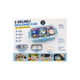 MUZEKO MAVİ 885 Okul Beslenme Kabı Paslanmaz Çelik Sızdırmaz Kaşıklı Yemek Kabı Taşınabilir Diyet Beslenme Kabı MAVİ 885 1000ml