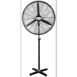 Muzeko MZK-750 30 İnç 75 cm Sanayi Tipi Ayaklı Vantilatör 210 W Güçlü Motor %100 Bakır Sarma - 001-Siyah