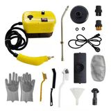 Muzeko Steam Cleaner Buharlı Temizlik Robotu Buharlı Makine 1500W Sarı Manuel