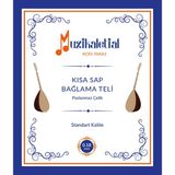 Müzik Aleti Al Maa1 Kısa Sap Bağlama Teli (0.18 - Tam Takım)