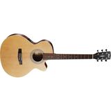 Müzik Cort Sfx-Melhop Elektro Akustik Gitar, Solak, Tekli Cutaway,
