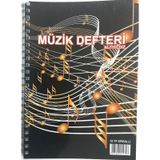 Müzik Defteri Büyük Boy 32 Yaprak Telli Spiralli