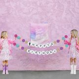 Müzik hayranları teması Doğum Günü Partisi Afiş Pembe mor gözyaşı altın mutlu yıllar Kız Doğum Günü Dekorasyonu şarkıcı dostluk Bilezikler Pop şarkıcı konseri parti malzemeleri için şekil afiş