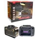 Müzik Kutusu Bluetooth Bağlantılı El Fenerli Nostaljik Tasarım Radyo - TOPRAK6398-4862 - Çok Renkli