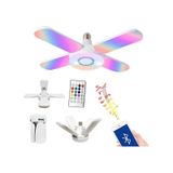 Müzik Lambası Led Tavan Rgb Animasyonlu 220V E27 Duy Bluetooth