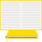 Müzik Nota Defteri - (Anahtarsız)% 100 El Yapımı, El Dikişi, (İplik Dikiş) Gerçek Cilt Bezi (A/4) - Sarı