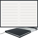 Müzik Nota Defteri - (Anahtarsız) %100 El Yapımı, El Dikişi, İplik Dikiş