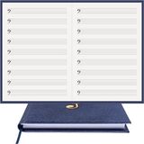 Müzik Nota Defteri (Fa Anahtarlı)% 100 El Yapımı, El Dikişi, Kuşe Ciltli A/5 - Lacivert