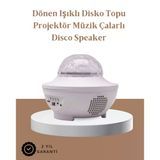 Müzik Ritimli Işık Değişimi & Dönen Dalga Efekti – Galaxy Projektör P198425s512
