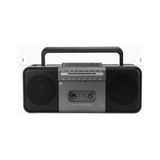 Müzik Seti Fm Radyo USB Mp3 Player Kablosuz Hoparlör Bluetooth Retro Teyp Kaset Çalar - Gri