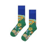 Müzik Temalı Renkli Desenli Pamuklu Çorap - Retro Rock Grubu Figürlü Unisex Soket Çorap - Eğlenceli Tasarım, Yumuşak ve Rahat Dokulu Hediyelik Çorap Beatles