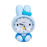Müzikli Işıklı Çalar Saat Tavşan Model Sevimli Çalar Saat 21 Cm
