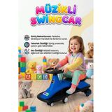 Müzikli Ve Işıklı Tekerlekli 1 Fonksiyonlu Pedalsız Eğitici Bin-Git Oyuncak Karınca Kaykay