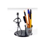 Müzisyen Modeli 4 Demir Masa Üstü Kalemlik 13X13X6 Cm