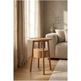 Muzzi Nocta Komodin 49x39x60 cm – Çekmeceli Yatak Başı Sehpa Ahşap Komodin