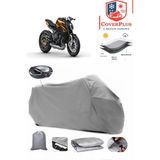 Mv Agusta Dragster 800 Rr Scs Branda Gri Arka Çanta Uyumlu(Topcase) Motosiket Brandası Motor Örtüsü Çadır Su Geçirmez Motosiklet Kılıfı Motor Brandası,lastikli,taşıma Torbalı