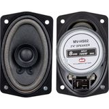 MV-HS02 3X4 7.5X10 CM 8 OHM MAX 100 WATT OVAL OTO HOPARLÖR