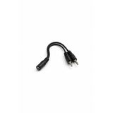 MVLH 3.5mm Kulaklık Mikrofon Ayırıcı Kablo - 1 Dişi 2 Erkek Jak Çoklayıcı Çevirici Dönüştürücü Y Kablo