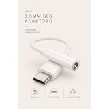 MVLH Type-C to 3.5mm Kulaklık Dönüştürücü - Tip C Ses Adaptörü Çevirici