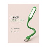 MVLH USB Taşınabilir Esnek Led Lamba - 360 Derece Ayarlanabilir Pratik Okuma ve Gece Lambası Yeşil