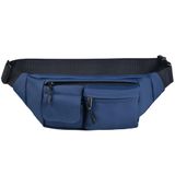 MVUYO FMURY Crossbody Çanta Çapraz Göğüs Çantası Büyük Kapasiteli Eğlence Açık Hava Sporları Çapraz Çanta (Mavi)