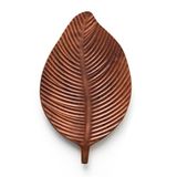 MVUYO FMURY Yaprak Ahşap Tepsiler Saklama Tepsileri Çay Atıştırmalıkları Akşam Yemeği Ekmekleri Meyve Atıştırmalıkları Yiyecek Teşhir Tabakları (30 x 18 cm)
