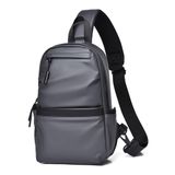 MVUYO Göğüs Çantası Çok Fonksiyonlu Crossbody Çanta Göğüs Çantası Büyük Kapasiteli Açık Taşınabilir Çanta, Gri, 20*30cm