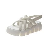 MVUYO Kadın Sandalet Athleisure Edition Platform Ayakkabılar Açık Hava Plaj Yumuşak Taban Rahat Ayakkabı