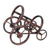 MVUYO Yaratıcı Metal Şarap Rafı Vintage Şişe Tutucu Bar Ev Partisi Dekorasyon Ekran Standı