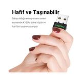 MWX Teknoloji 150MBPS 2.4ghz Kablosuz Wi-Fi Alıcı Verici USB Adaptör - 0 - Siyah - Option-1