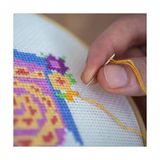 MWX Teknoloji 70-08995 Tatil Geleneği Kendin Yap Kişiselleştirilebilir Kanaviçe Çorap Seti, 40 cm L, 14 Adet Açık Mavi Aida, Çeşitli - 9 - 15 Ay - 00-Beyaz