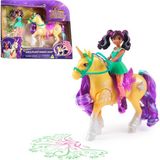 MWX Teknoloji Academy Set - Ava ve Bitki Sihirli Yapraklar, Gerçek Insan Kuyruğu ve Sihirli Işık Özelliği, Popüler Netflix Serisine Uygun Yaklaşık 12 cm Orijinal Figürler, 4 Yaşından Büyük Çocuklar Için - Option-1