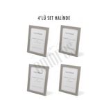 MWX Teknoloji Ahşap Resim Çerçevesi 4'lü Set Halinde 13 x 18 cm Boyutunda - -- - Option-1