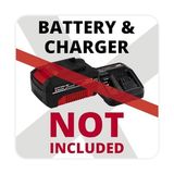 MWX Teknoloji Akülü Projektör Tc-Cl 18/1800 Li Power X- (Lityum-Iyon, Güçlü Led'ler, Döner Dimmer, 360° Dönebilen Işık Başlığı, Katlanabilir Stand, Akü ve Şarj Cihazı Dahil Değildir) - 4514115 - 0,5