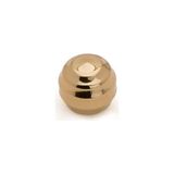 MWX Teknoloji Altın Rengi 26 mm Tek Delikli Kulp - 1BW-Beyaz - Ahşap