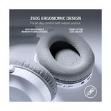 MWX Teknoloji Barracuda x - Kablosuz Çoklu Platform Oyun ve Mobil Kulaklık (Smartswitch Çift Kablosuz, Ergonomik Tasarım, Triforce 40MM, Kardioid Mikrofon, 50 Saat Pil Usb-C) Mercury - 1 GB - Acı Kahverengi - Option-1