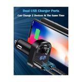 MWX Teknoloji C-606 Araç Fm Transmitter 5.1 Bluetooth Araç Kiti USB 3.1AMPER Hızlı Şarj Çıkışlı Çakmaklık Girişli