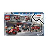 MWX Teknoloji City Ferrari Arabalı F1 Pit Stop ve Pit Ekibi 60443-6 Yaş ve Üzeri Çocuklar Için Yarış Arabası Içeren Yaratıcı Oyuncak Yapım Seti, Doğum Günü Hediyesi (322 Parça) - 0 - Siyah