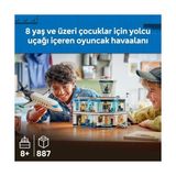 MWX Teknoloji City Havaalanı ve Uçak 60502 – 8 Yaş ve Üzeri Erkek ve Kız Çocuklar Için 9 Minifigür Içeren Yaratıcı Dekoratif Oyuncak Araç Yapım Seti, Çocuklar Için Eğlenceli Hediye Fikri (887 Parça) - 0 - Siyah