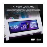 MWX Teknoloji Corsaır Frame 4000D LCD Rs Argb Modüler Orta Kule Atx Pc Kasası - Xeneon Edge LCD Dokunmatik Ekran, Infinirail Fan Montaj Sistemi, 4x RS120 Argb Pwm Fanlar, Ters Anakart Desteği - Beyaz - 1 GB - Acı Kahverengi - Option-1
