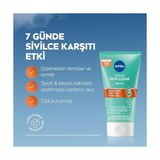MWX Teknoloji Derma Skin Clear Sivilce Karşıtı Yüz Temizleyici Peeling 150ML, Gözenek Arındırıcı,siyah Nokta Azaltır,salisilik Asit,deniz Tuzu, Niasinamid - Option-1