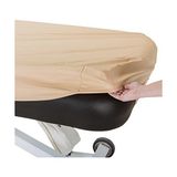 MWX Teknoloji Earthlıte Masaj Masası Koruma KILIFI,%100 Pu Malzeme, Gömme Çarşaf Tipi, Yuvarlak ve Kare Köşeli Masalara Uyumlu, 71-81 cm Genişlik, Bej - 001-Renkli - 100 x 100 cm