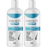 MWX Teknoloji Embeauty Kolajen ve Keratin Saç Dökülmesine Karşı Hızlı Sac Uzatan Dolgunlaştırıcı Onarıcı Besleyici Şampuan (2 Paketi) - Option-1
