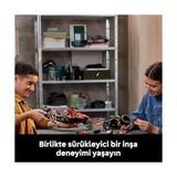 MWX Teknoloji Ferrari Sf–24 F1 Araba 42207 – Yetişkinler Için 1:8 Ölçekli V6 Motor, Vites Kutusu, Direksiyon ve Drs Içeren Koleksiyonluk Yarış Arabası Modeli Yapım Seti, Hediye Fikri (1361 Parça) - 0 - Siyah