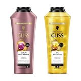 MWX Teknoloji Gliss Şampuan Seti (Serum Deep Repair ve Oil Nutritive, 2 x 400 Ml) - Option-1