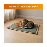 MWX Teknoloji Gobypet Mat Kedi Yatağı Serinletici Minder Kedi Minderi 60X40 Cm, 2 Termo Jel Dahil, 4 Mevsim Serinletici Isıtıcı Kaymaz Kedi Köpek Uyku Pedi Pet Yatağı - 001-Renkli - 100 x 100 cm